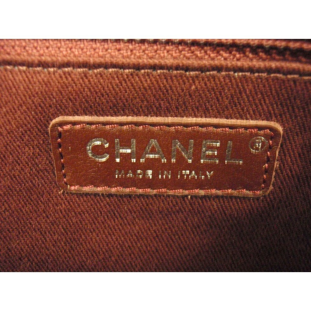 Authentic 2012 Chanel Istanbul Soft Caviar Tote Burgundy Leather Handbag - Picture 10 of 12